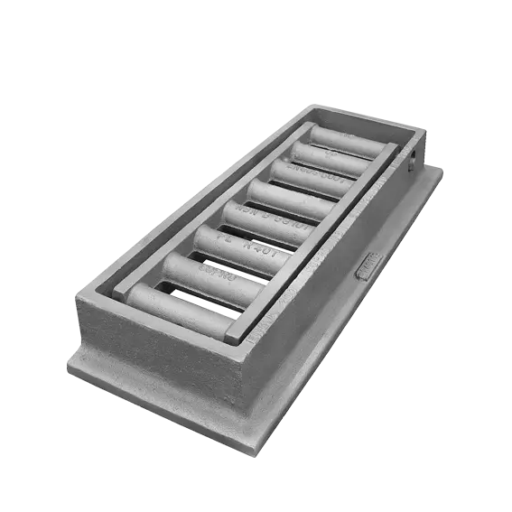 Gietijzer rioolmond B2 C250 - VO=580x180mm H=60mm COPRO