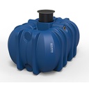 Septische- regenwaterput easyrain 10000l plat met telescopische schacht  (338x240x185) 