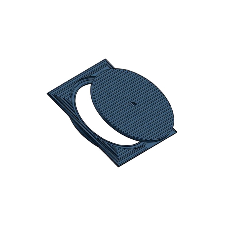 Cast iron lid dia 315 40x40 6Ton