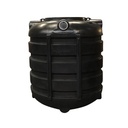Septic/rainwater tank 1500 L TH budget black (135x110xH150) oval 50 kg