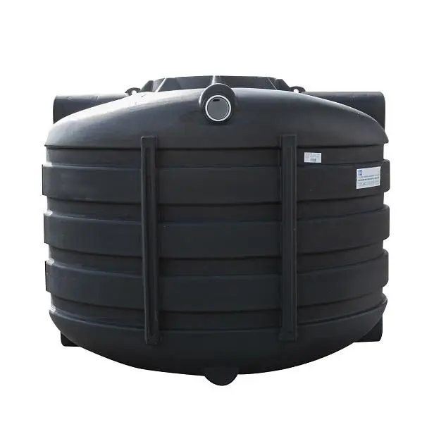 Septic/rainwater tank 3300 l budget black (202x150xH161) oval 100 kg