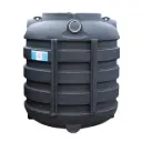 Septic/rainwater tank 1000 L TH budget black (120x104xH135) oval 40 kg