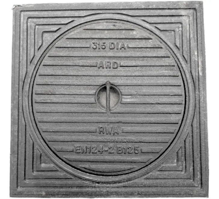 Gietijzer deksel dia 315 RWA B125