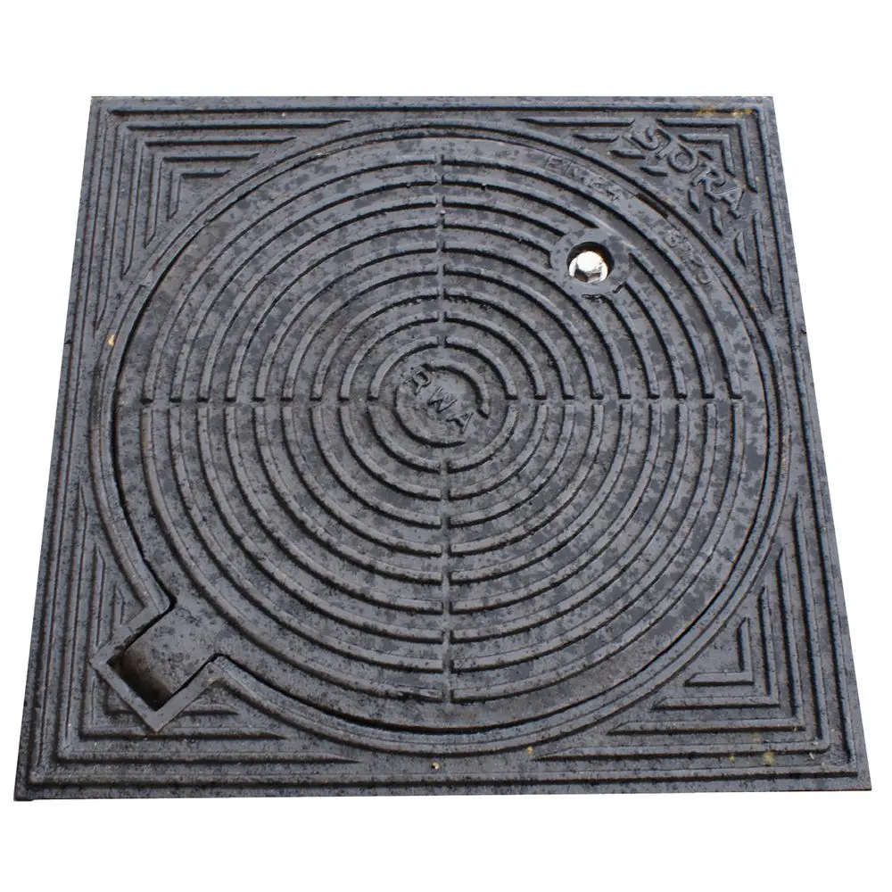 Cast iron lid dia 250 DWA hinged lid B125