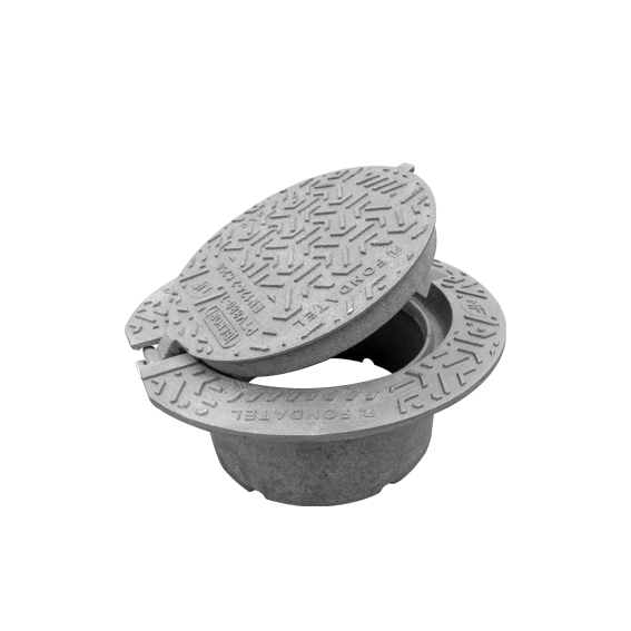 Gietijzer deksel dia 315 stora copro epdm ring C250 Rond (connecto)  