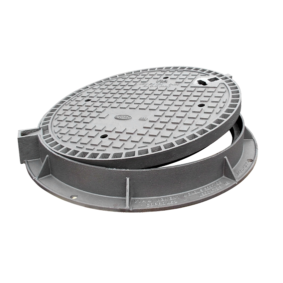 Gietijzer wegenisdeksel  VIA4L D400 - RD VO=700mm H=100mm COPRO (voorheen T23)