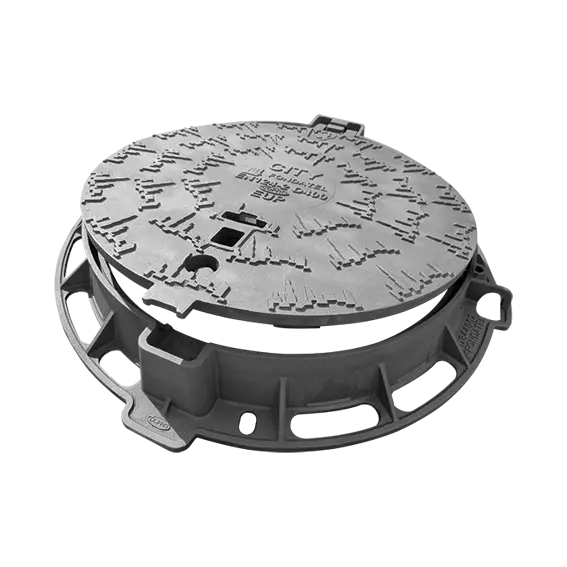 Gietijzer deksel dia 600 85x85 40T CITY copro