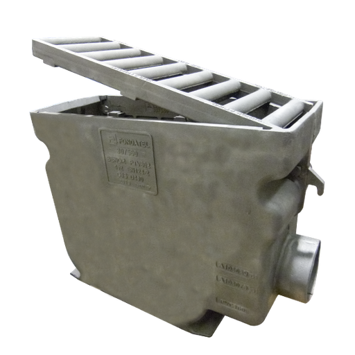Cast iron street gully A19B D400 - br=300mm ug=160mm BENOR