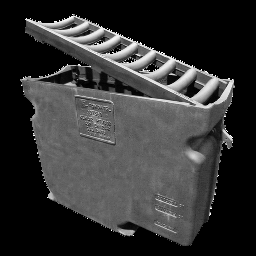 Gietijzer straatkolk A8 D400 - br=300mm ug=160mm BENOR 