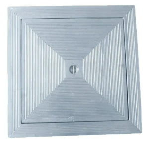 [ALUED50] Couvercle simple en aluminium 50x50