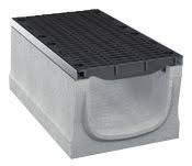 [BIRCOS200] Drain trench concrete+cast. grating D400 l=1m heavy (1000/300/310mm) Birco