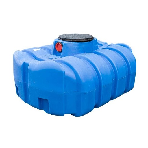 [EASYRAIN1500] Regenwaterput Easyrain 1500l plat met telescopische schacht (187x150x99)