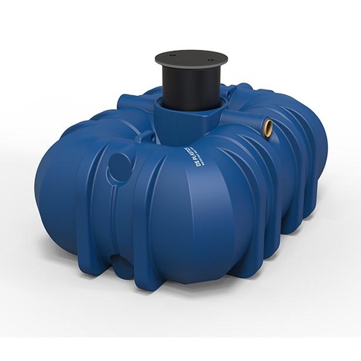 [EASYRAIN7500] Septische- regenwaterput easyrain 7500l plat met telescopische schacht (338x235x148) 