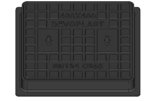[GD11025T] Cast iron lid daylight size 100x100cm C250