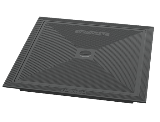 [GDD80] Gietijzer deksel dubbel 80x80 A15