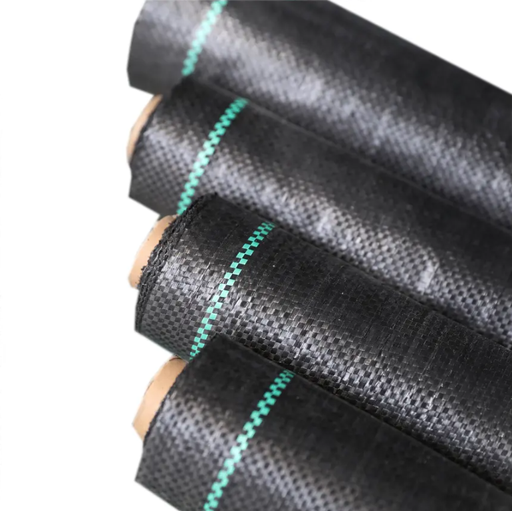 [GEO525X100] Tissu géotextile 5,25 x 100m (525m²/rouleau) (noir, tissé) 90gr/m²