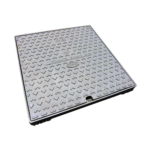 [HY60] Cast iron hydraulic supervision hatch HY60 B125 - VO=484x517mm H=40mm COPRO