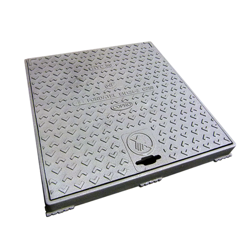 [HYC50] Cast iron hydraulic supervision hatch HYC50 C250 - VO=396x405mm KM=514x534mm H=51mm COPRO