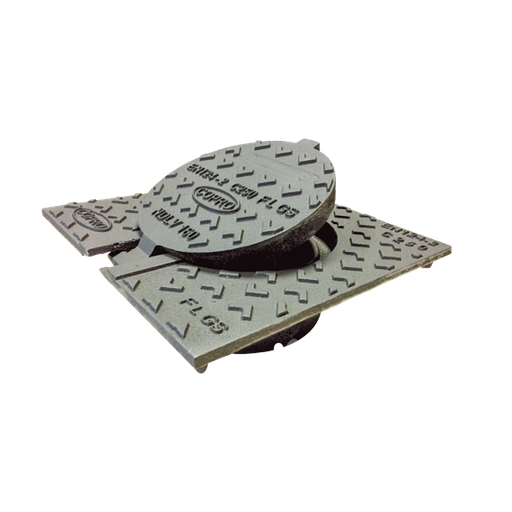 Cast iron lid dia 160 hinged lid C250 Copro