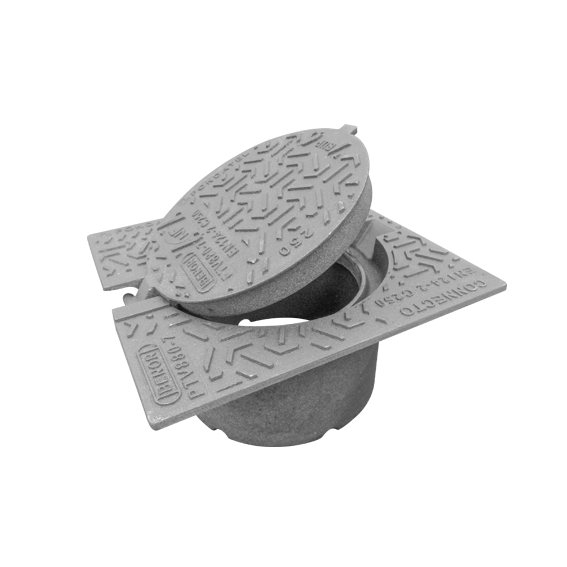 Pourij.lid dia 250 stora RWA copro with epdm ring C250 (Connecto T250)