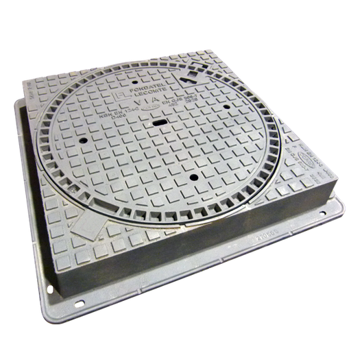 [T108L] Gietijzer wegenisdeksel T108L D400 - VK D400 VO=700mm H=200mm nt-scharnierend COPRO