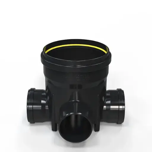 [PE8550] PE put dia 315 3x160 met kraag